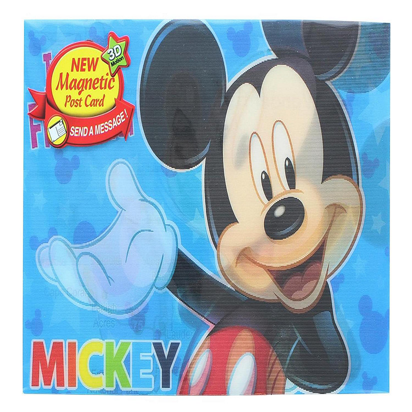 Disney Mickey Mouse Florida 3D Motion Picture Card Magnet Image