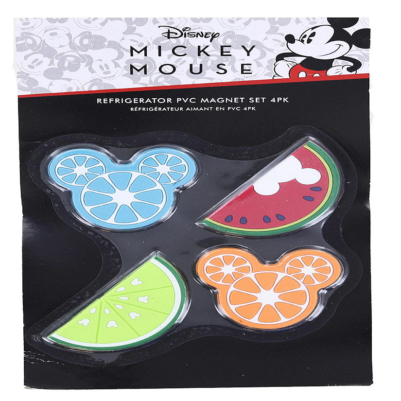 Disney Mickey Mouse Fruit Magnets  Set of 4 Image