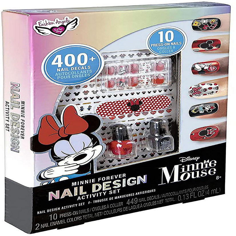 Disney Minnie Mouse Fashion Angels Nail Design Activity Set Image