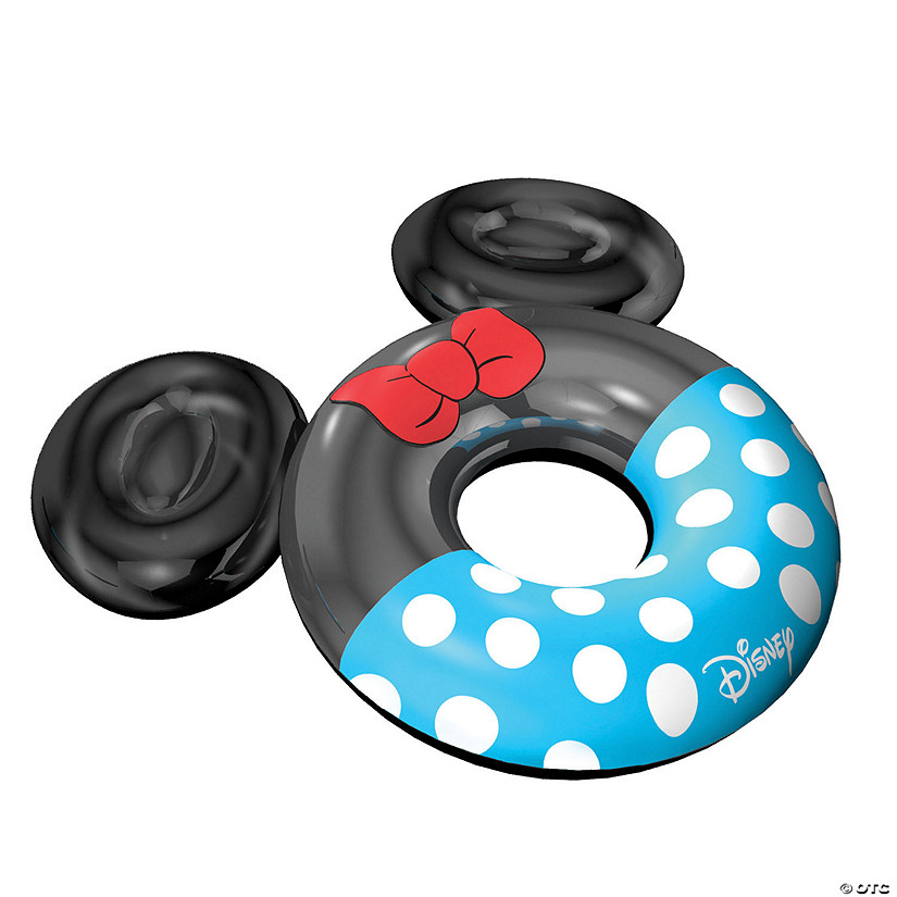 Disney Minnie Mouse Pool Float Party Tube by GoFloats - Inflatable Raft for Adults and Kids Image
