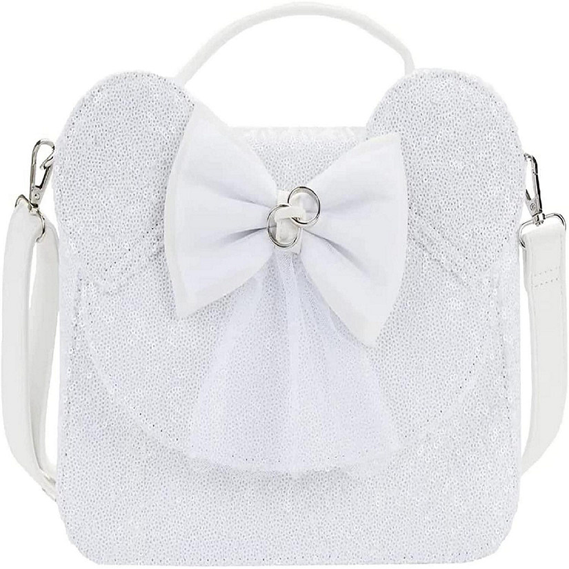 Disney Minnie Mouse Sequin Wedding Crossbody Bag Image