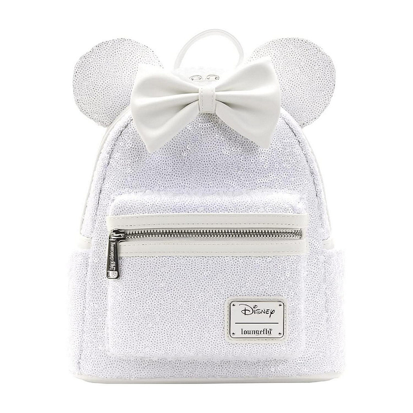 Disney Minnie Mouse Sequin Wedding Mini Backpack Image