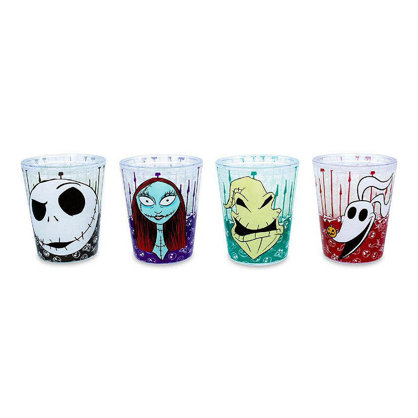 Disney Nightmare Before Christmas Faces 1.5-Ounce Freeze Gel Mini Cups  Set of 4 Image