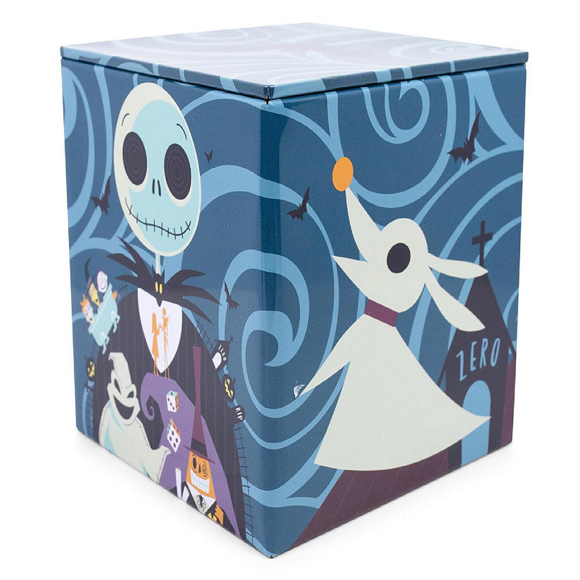 Disney Nightmare Before Christmas Jack Skellington Tin Storage Box  4 Inches Image