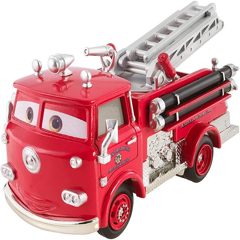 Disney Pixar Cars 3 Red Fire Truck Precision Series 002 Die-Cast Movie Mattel Image