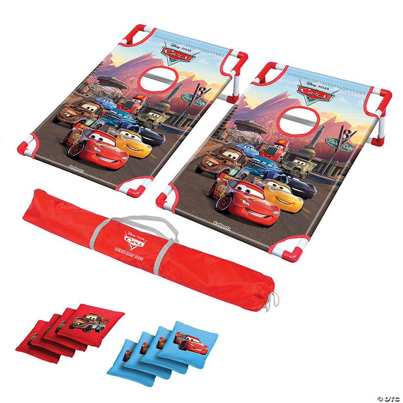 Disney Pixar Cars Bean Bag Toss Game Set by GoSports - Includes 8 Bean Bags with Portable Carrying Case Image