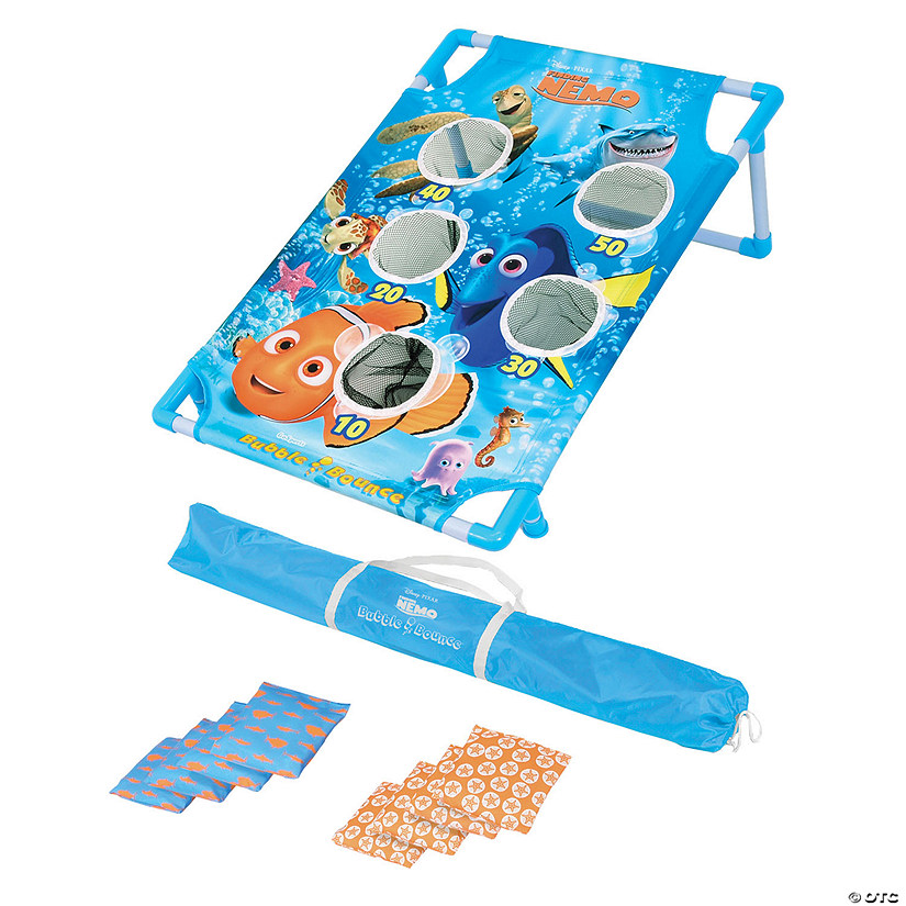 Disney Pixar Finding Nemo Bubble Bounce Game Set by GoSports - Includes 8 Bean Bags and Portable Carrying Case Image