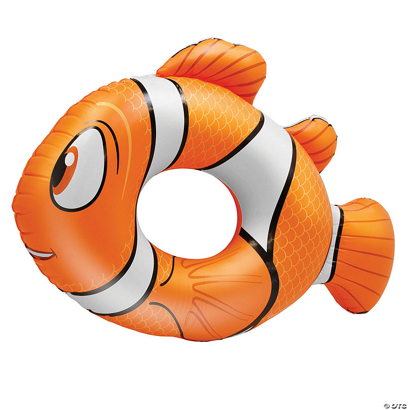 Disney Pixar Finding Nemo - Nemo Pool Float Party Tube by GoFloats - Inflatable Raft for Adults and Kids Image