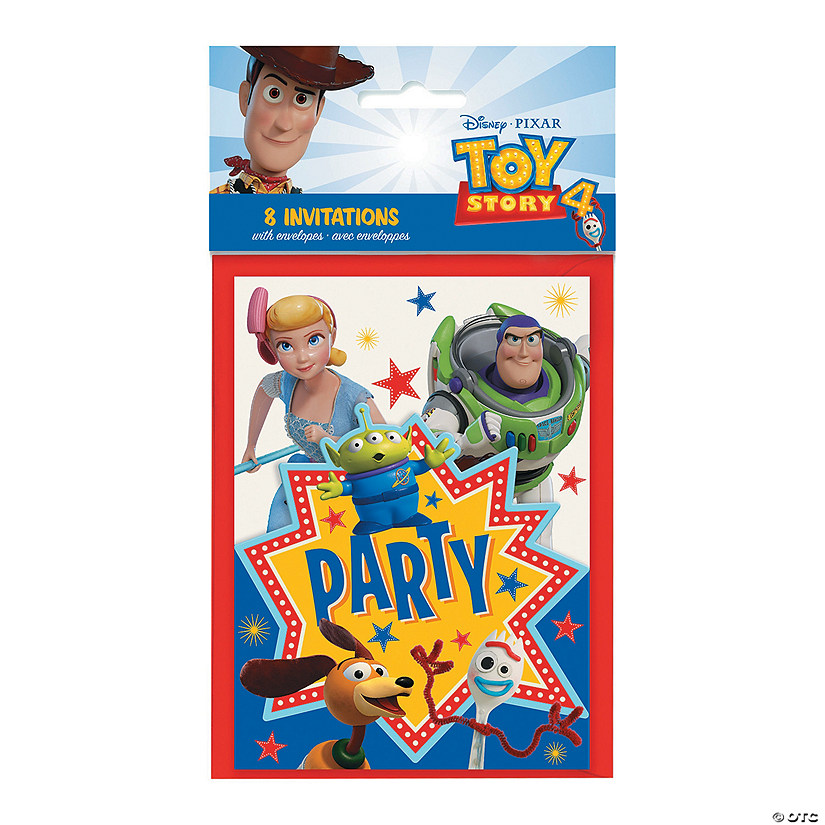 Disney Pixar Toy Story 4&#8482; Invitations - 8 Pc. Image