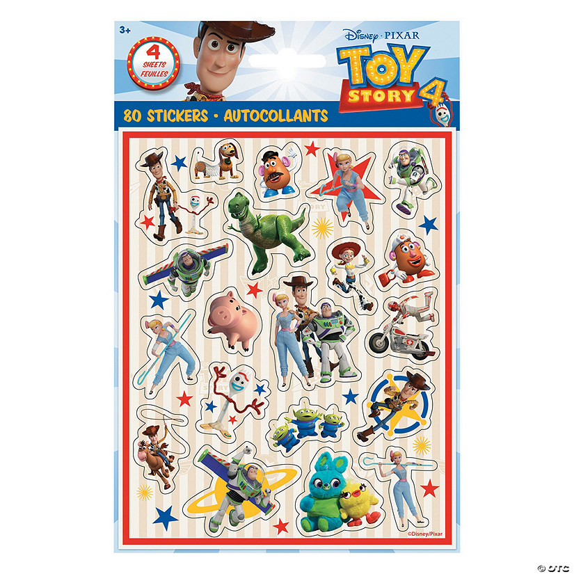 Disney Pixar Toy Story 4&#8482; Stickers - 4 Pc. Image