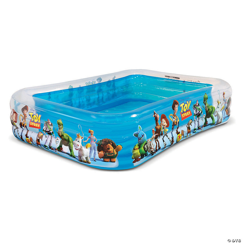 Disney Pixar Toy Story 8x6 Inflatable Pool by GoFloats - Inflatable Swimming Pool for Kids and Adults Image