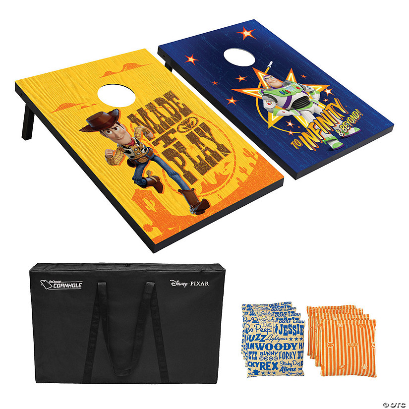 Disney Pixar Toy Story Classic Cornhole Set by GoSports - Includes 8 Bean Bags and Carrying Case Image