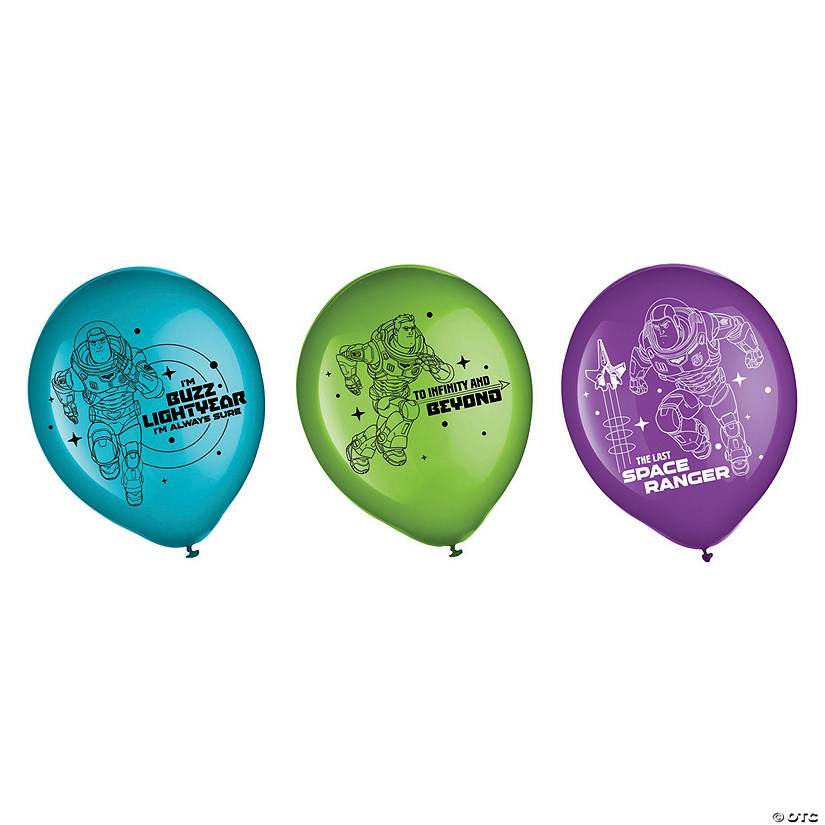 Disney Pixar's Buzz Lightyear&#8482; 12" Latex Balloons Image