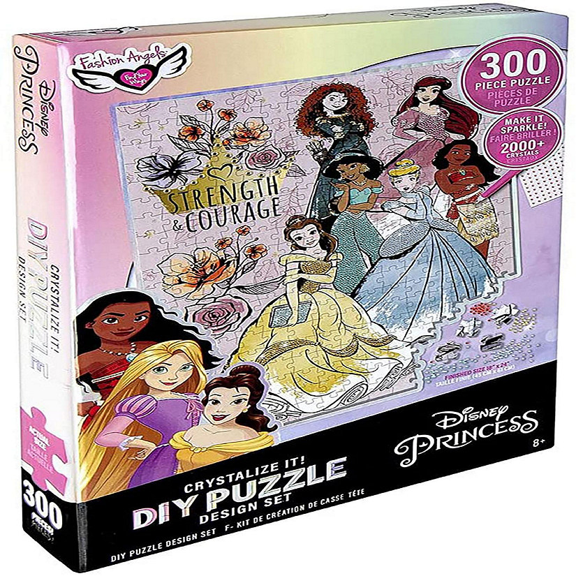 Disney Princess Fashion Angels Crystalize It! DIY Puzzle Design Kit Image