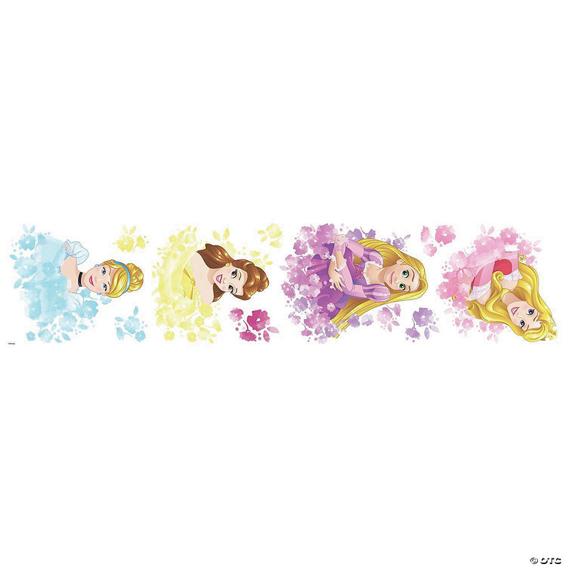 Disney Princess Floral Peel & Stick  Decals Image