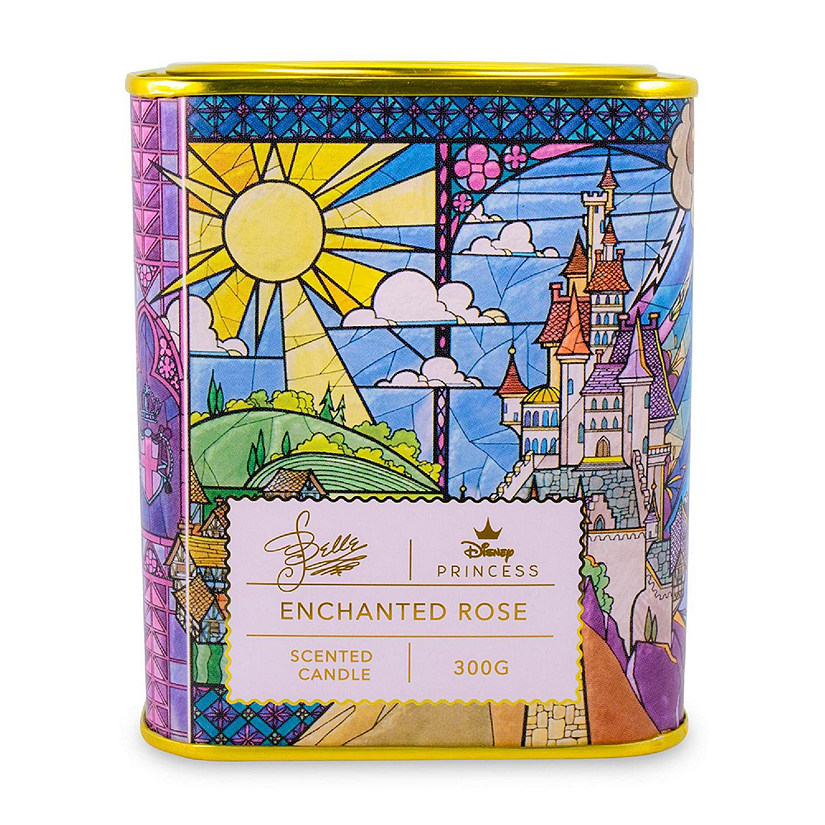 Disney Princess Home Collection 11-Ounce Scented Tea Tin Candle  Belle Image