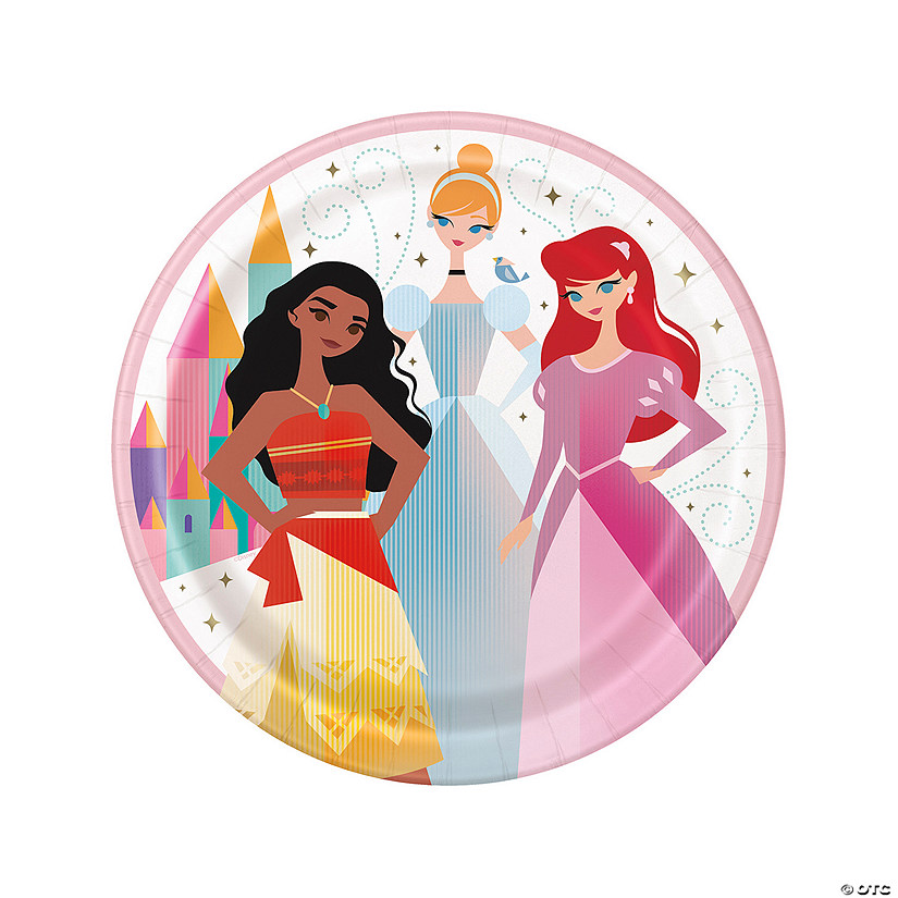 Disney Princess Party Paper Dinner Plates &#8211; 8 Ct. Image