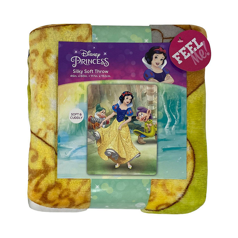 Disney Princess Silk Touch Throw-Snow White Sing a Song 46"x 60" Image