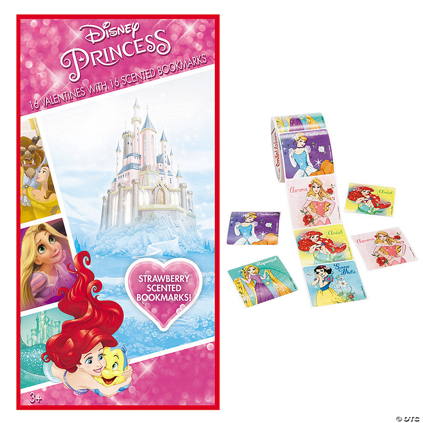 Disney Princess Stickers Scented Bookmarks With Valentine S Day