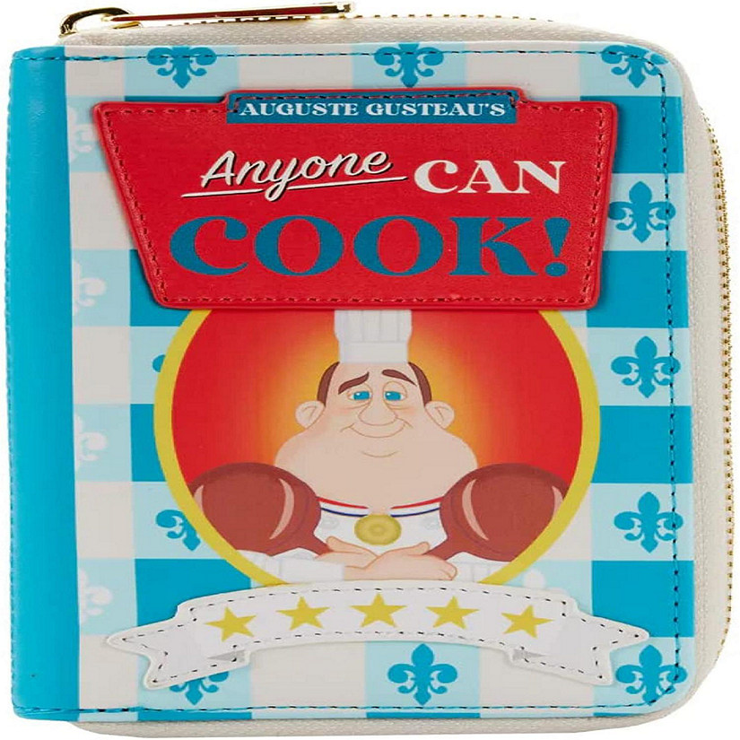 Disney Ratatouille 15th Anniversary Gusteau Cookbook Zip Around Wallet Image