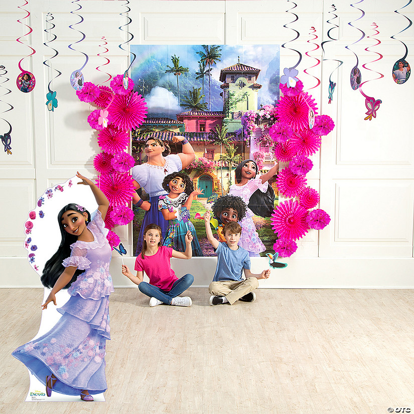 Disney&#8217;s Encanto Isabela Stand-Up Decorating Kit - 53 Pc. Image