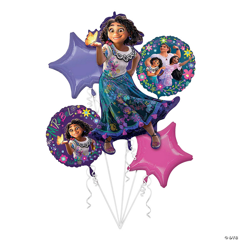 Disney&#8217;s Encanto Party 18" - 36" Mylar Balloon Bouquet &#8211; 5 Pc.  Image
