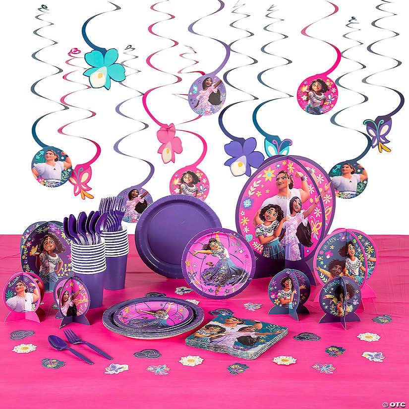 Disney’s Encanto Tableware Kit for 8 Guests Oriental Trading
