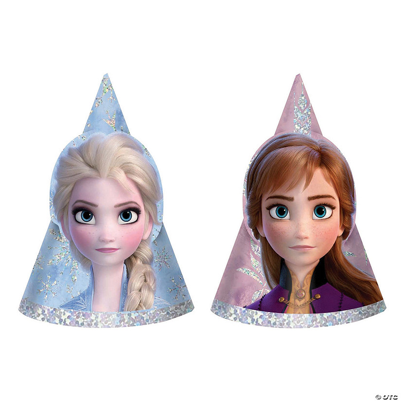Disney&#8217;s Frozen II Cone Party Hats - 8 Pc. Image