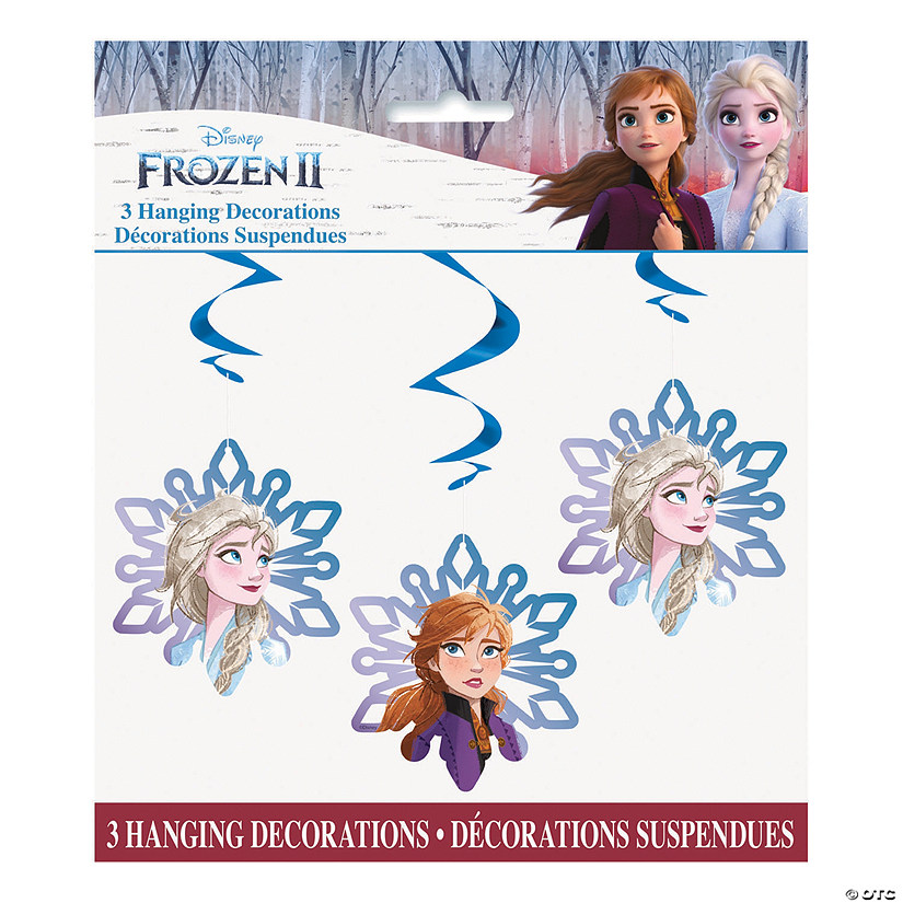 Disney&#8217;s Frozen II Hanging Swirl Decorations - 3 Pc. Image