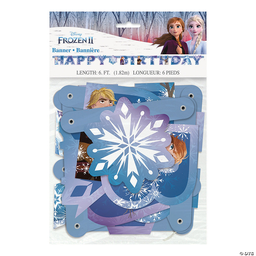 Disney&#8217;s Frozen II Jointed Birthday Banner Image