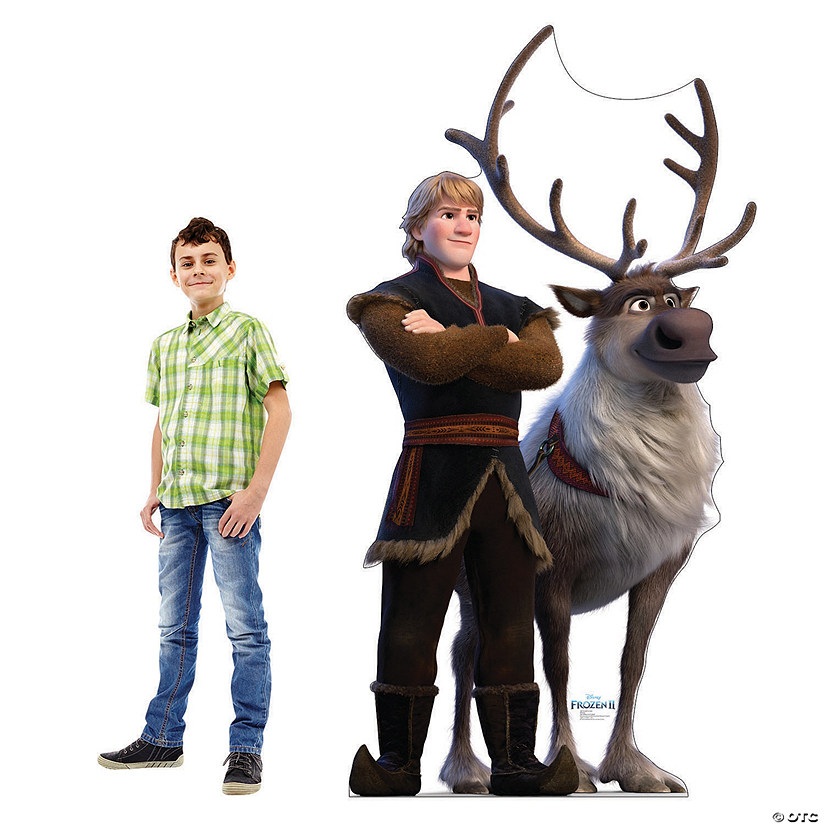 Disney&#8217;s Frozen II Kristoff & Sven Life-Size Cardboard Stand-Up Image