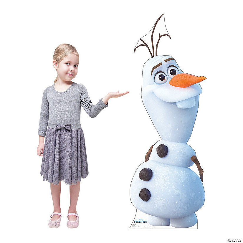 Disney&#8217;s Frozen II Olaf Life-Size Cardboard Stand-Up Image