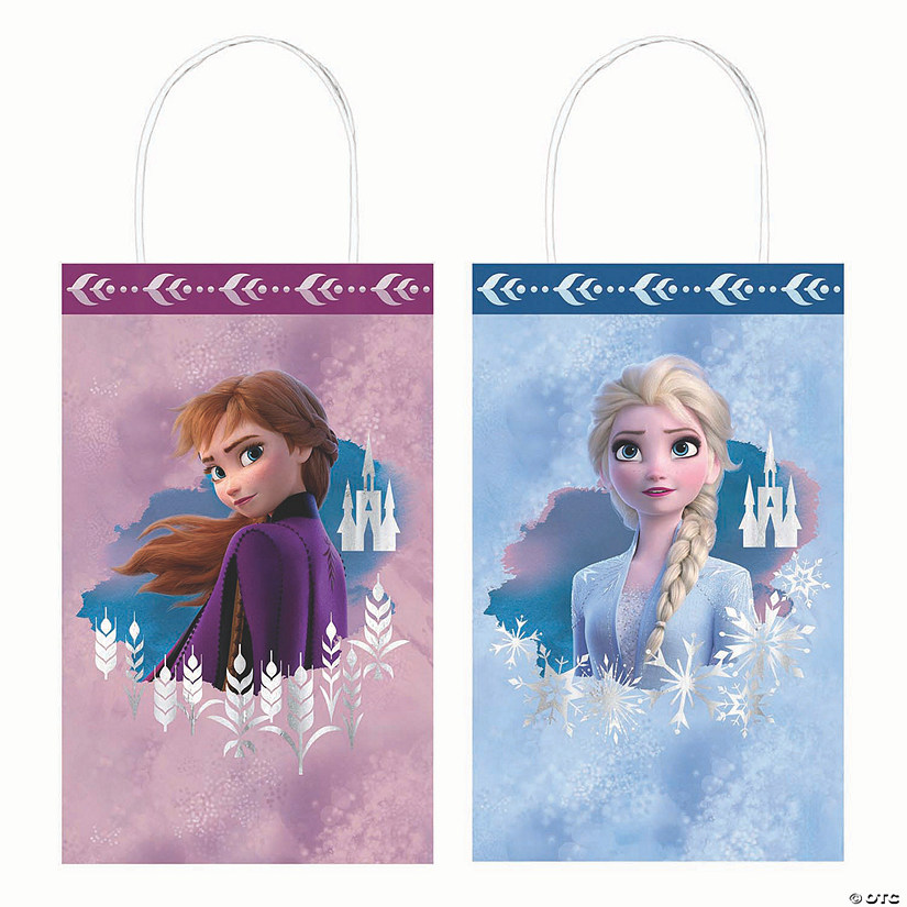 Disney&#8217;s Frozen II Stamped Kraft Paper Bags - 8 Pc. Image