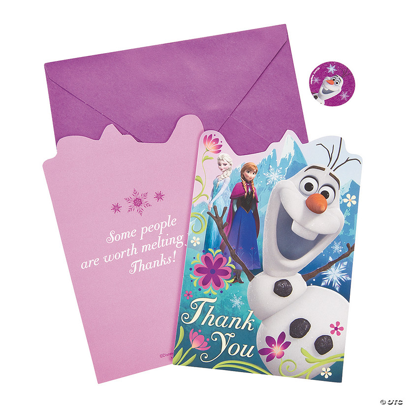 Disney&#8217;s Frozen Thank You Cards Image