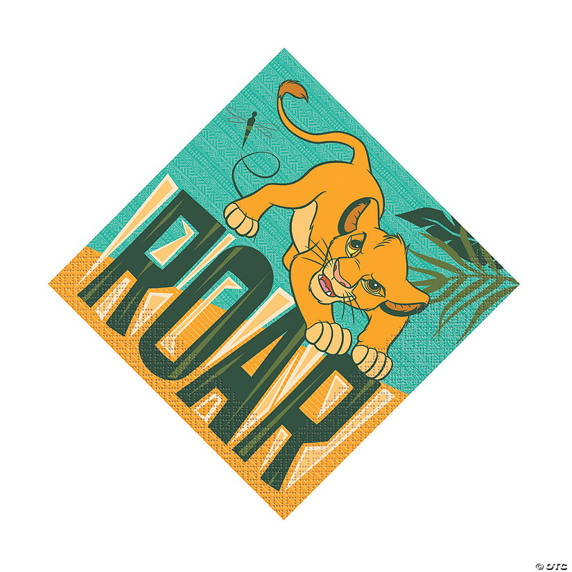 Disney&#8217;s The Lion King Featuring Simba Luncheon Napkins - 16 Pc. Image