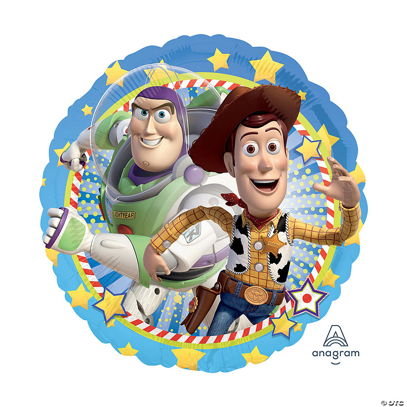Disney&#8217;s Toy Story&#8482; Woody & Buzz Lightyear 17" Mylar Balloon Image