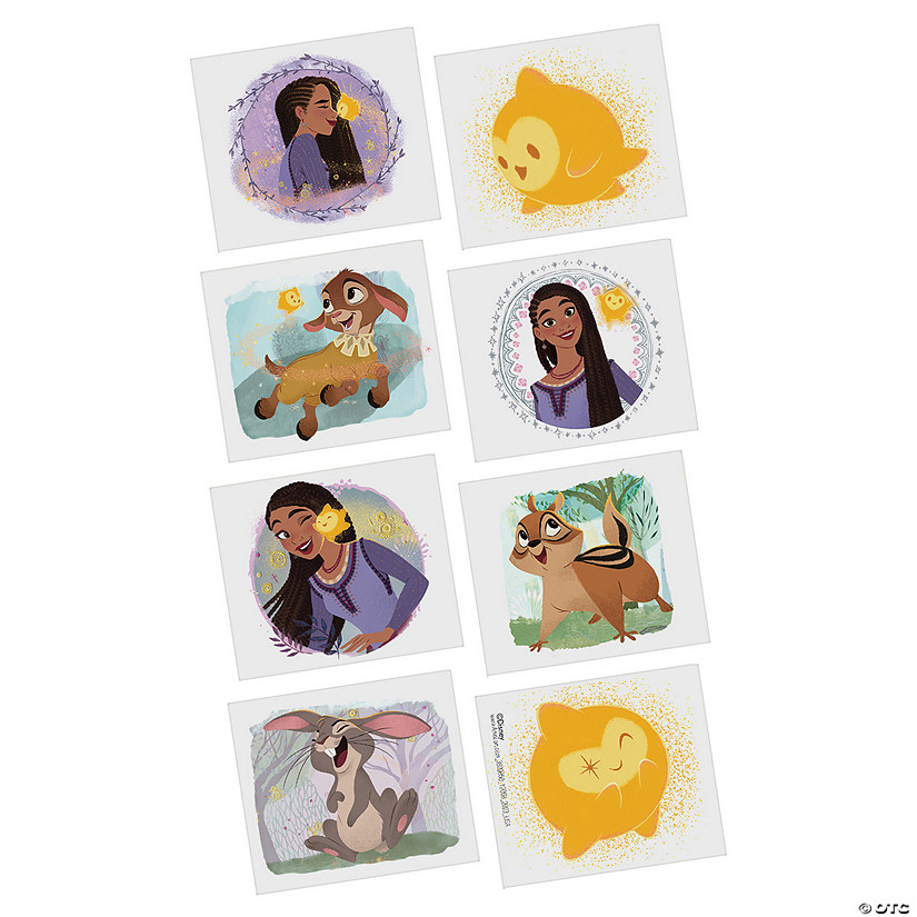 Disney&amp;#8217;s Wish Temporary Tattoos - 8 Pc. Image