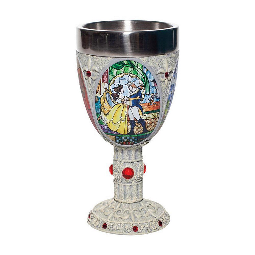 Disney Showcase Beauty and the Beast Decorative Chalice Goblet Cup 6007188 Image