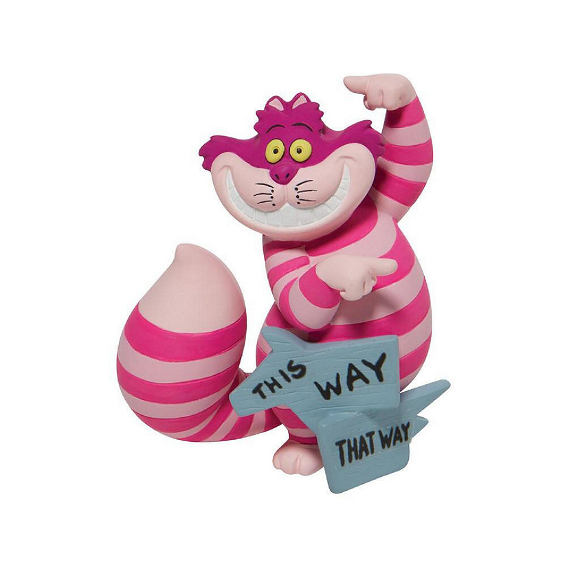 Disney Showcase Cheshire Cat This Way Miniature Figurine 6008699 Image