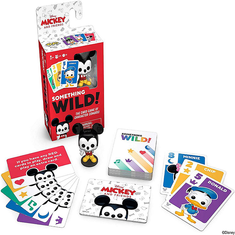 Disney Something Wild Mickey & Friends Funko Card Game  2-4 Players Image
