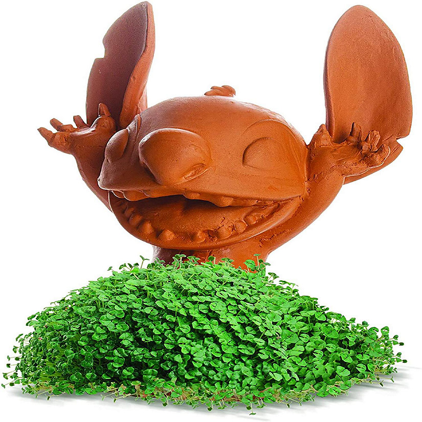 Disney Stitch Chia Pet Decorative Pottery Planter Image