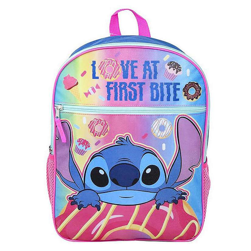 Disney Stitch Love At First Bite 16 Inch Backpack Image