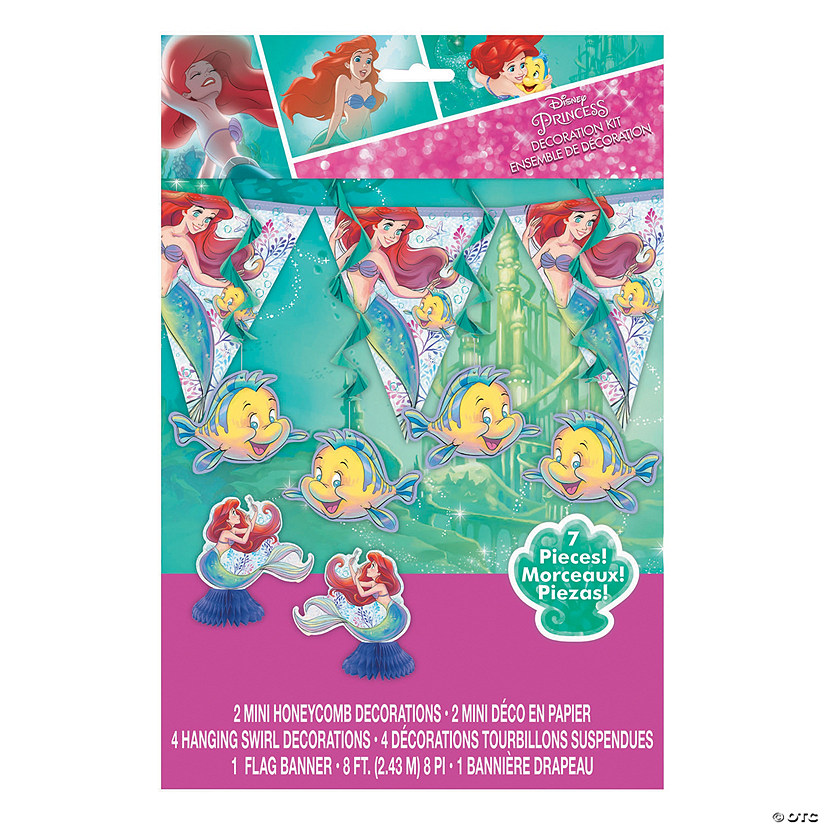 Disney<sup>&#174; </sup>The Little Mermaid<sup>&#8482;</sup> Decorating Kit - 7 Pc. Image