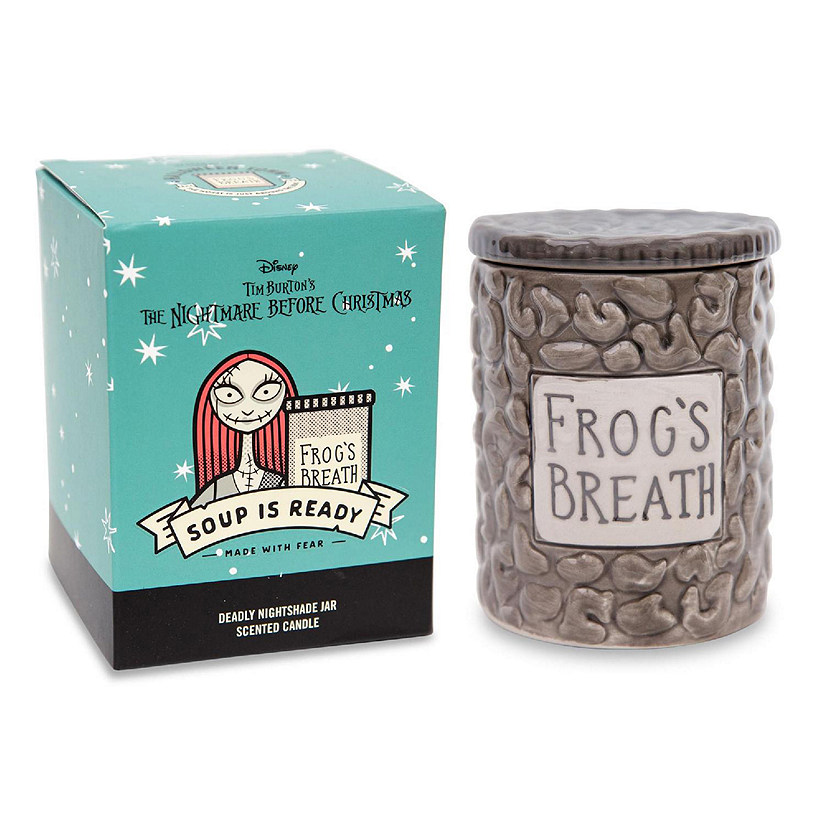 Disney The Nightmare Before Christmas Sally's Jar Ceramic Candle  Frog's Breath Image