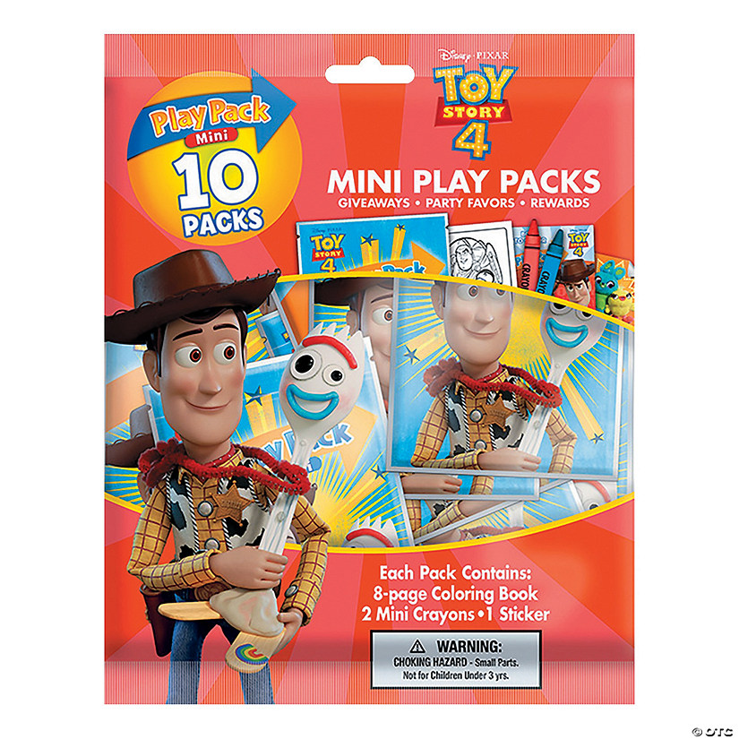 Disney Toy Story&#8482; 4 Mini Stationery Play Packs - 10 Pc. Image