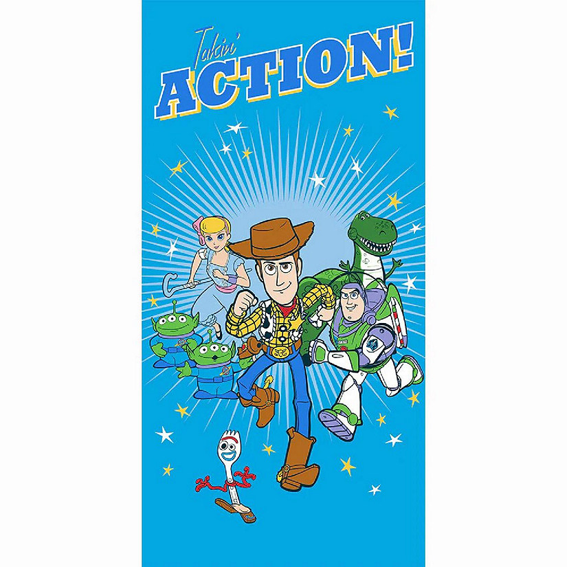 Disney Toy Story ''Takin' Action!" Beach Towel - 27 in. x 54 in. Image