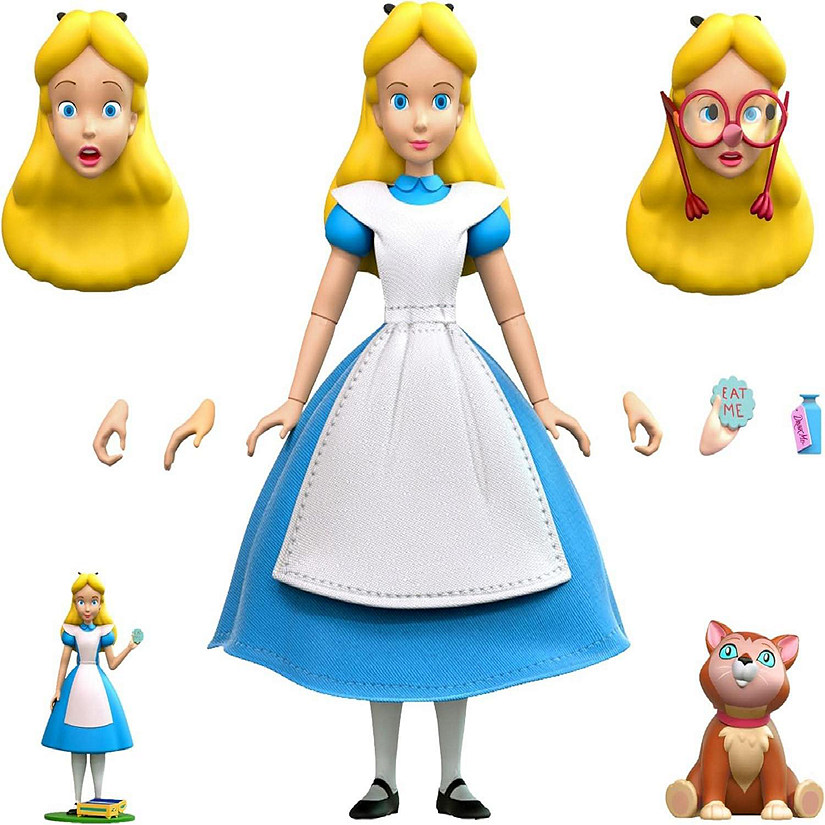 Disney Ultimates Alice in Wonderland Alice 7-Inch Scale Action Figure Image