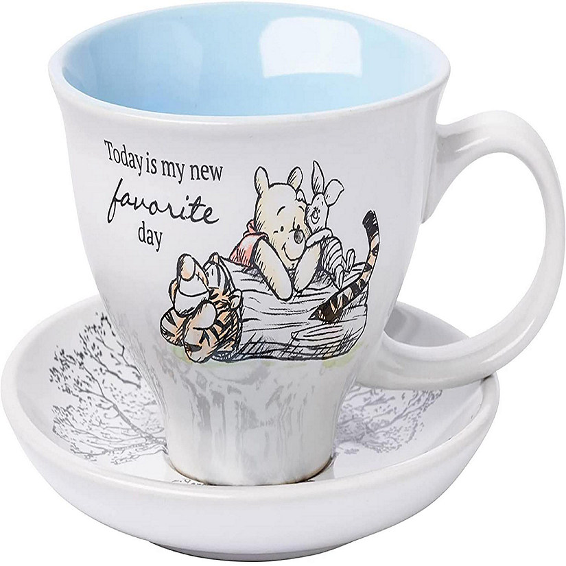 Disney Winnie The Pooh And Friends Ceramic Teacup and Saucer Set Image