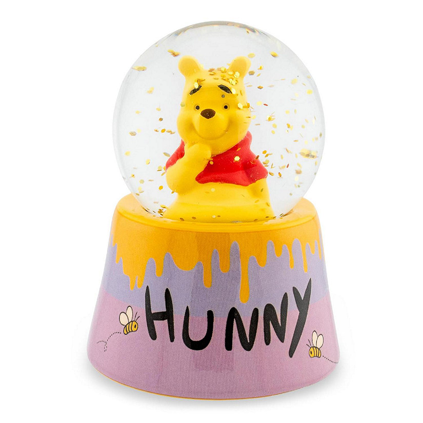 Disney Winnie the Pooh "Oh, Bother" Light-Up Mini Snow Globe  2.75 Inches Tall Image