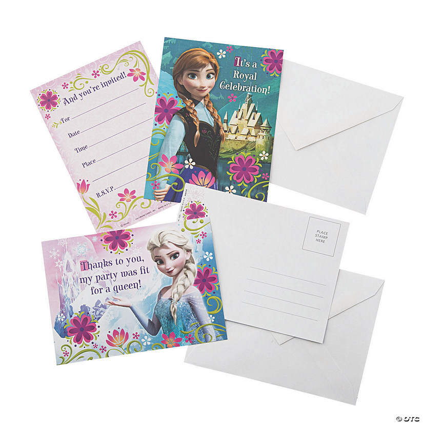Disney's Frozen Invitations & Thank You Cards - 16 Pc. Image